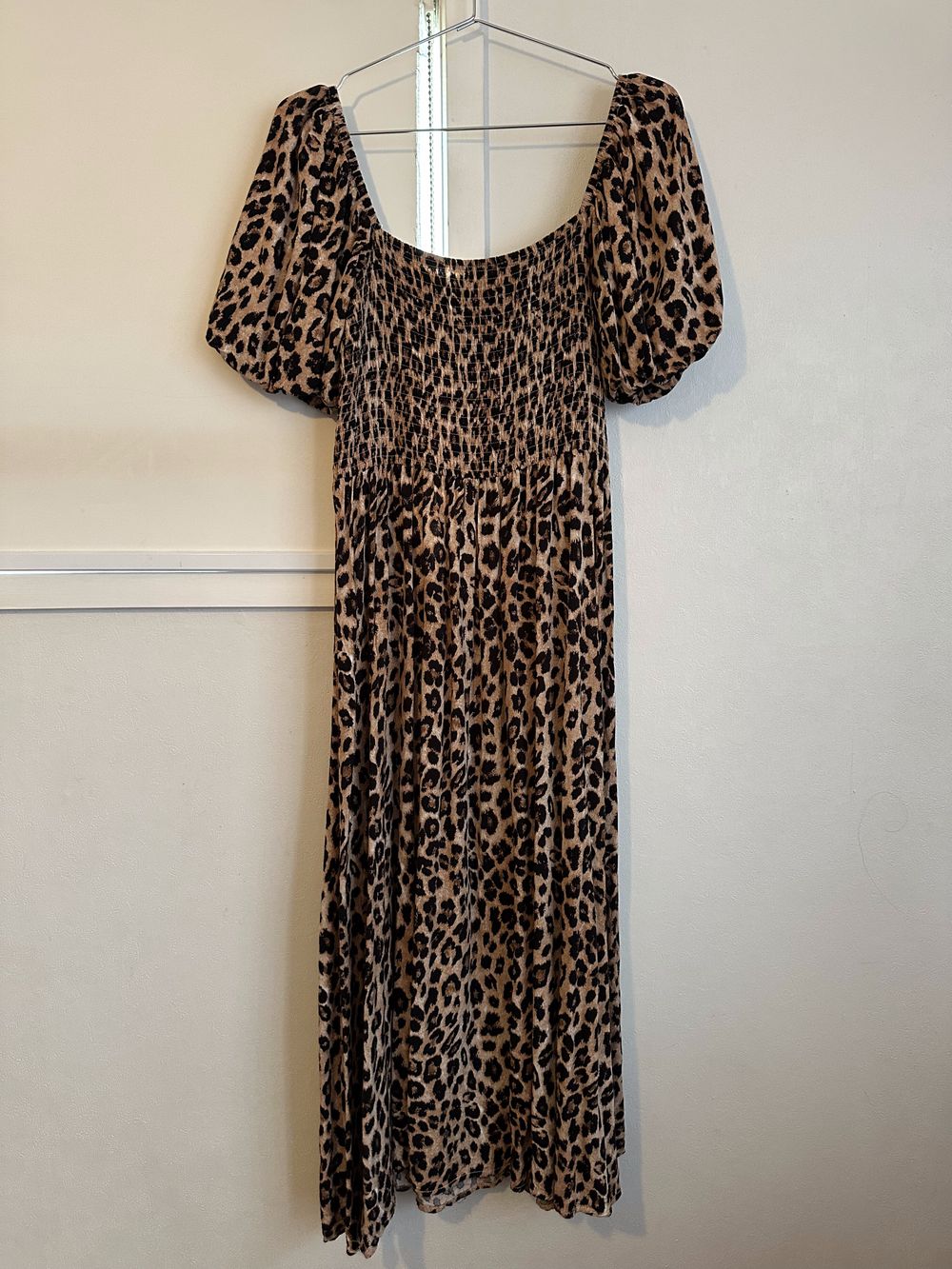 Miss Marlow Brown animal print dress