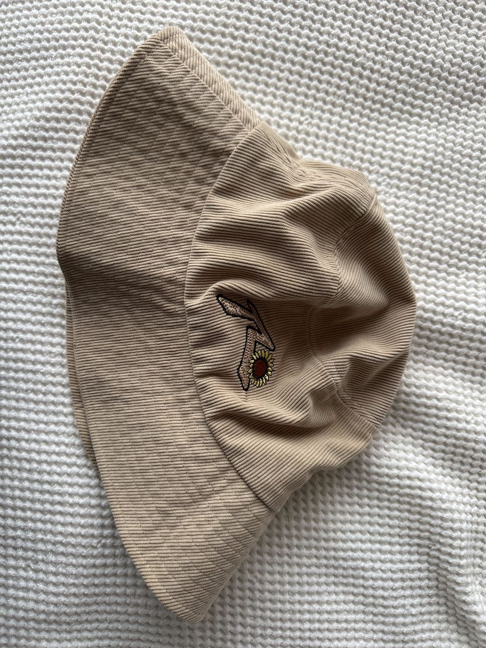 Rusty Beige Corduroy Bucket Hat