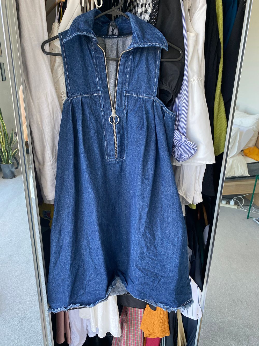 karen walker denim dress Rinoa Denim Dress Sledge Sister Karen Walker
