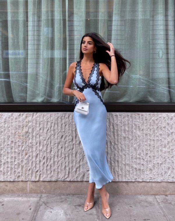 Shona Joy - Camille Lace Cross Back Midi Dress on Designer Wardrobe
