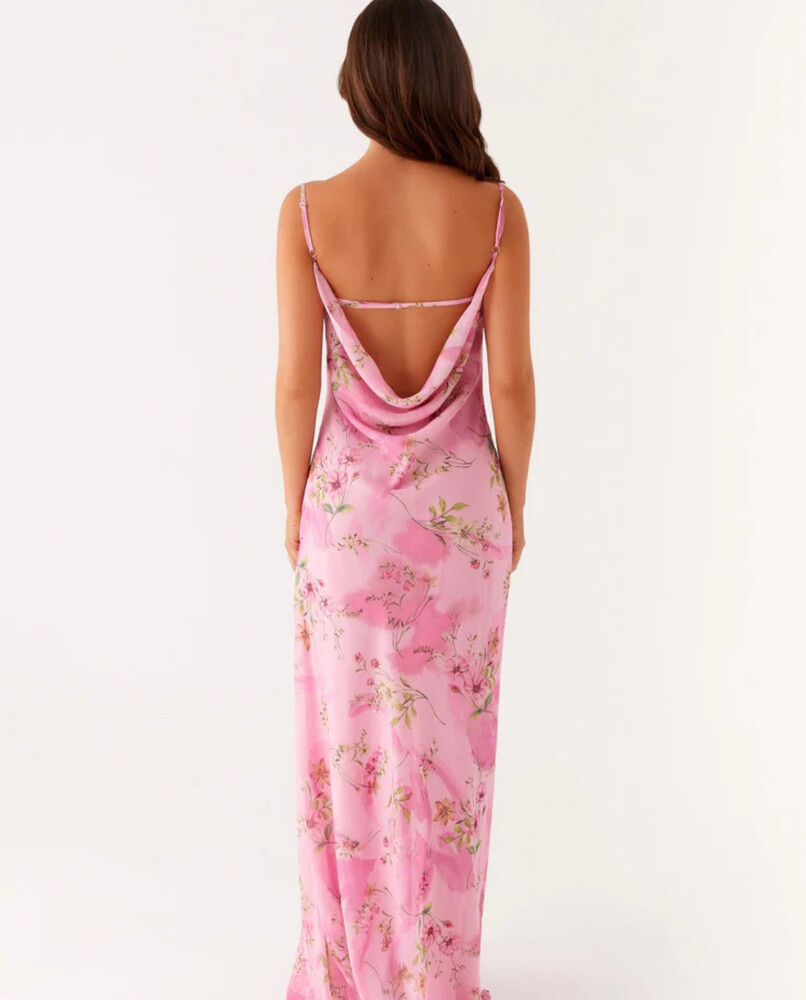 PepperMayo - Pepper Mayo Orlando Pink Floral Maxi Dress on Designer Wardrobe PepperMayo - Pepper Mayo Orlando Pink Floral Maxi Dress on Designer Wardrobe
