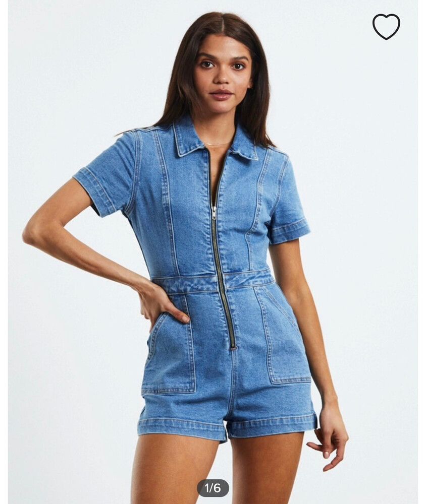 Insight Denim Playsuit