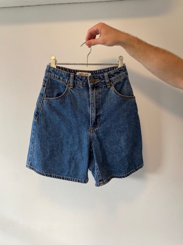 Rolla's Blue Denim Shorts