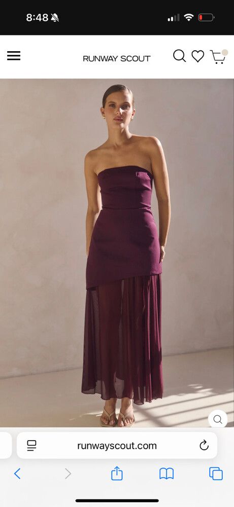 landon mini dress burgundy floral Landon Tiered Peplum Top - Burgundy Gingham main image 0
