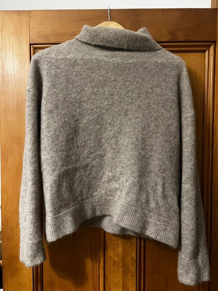 Otto Ruby Sweater Grey Alpaca Wool