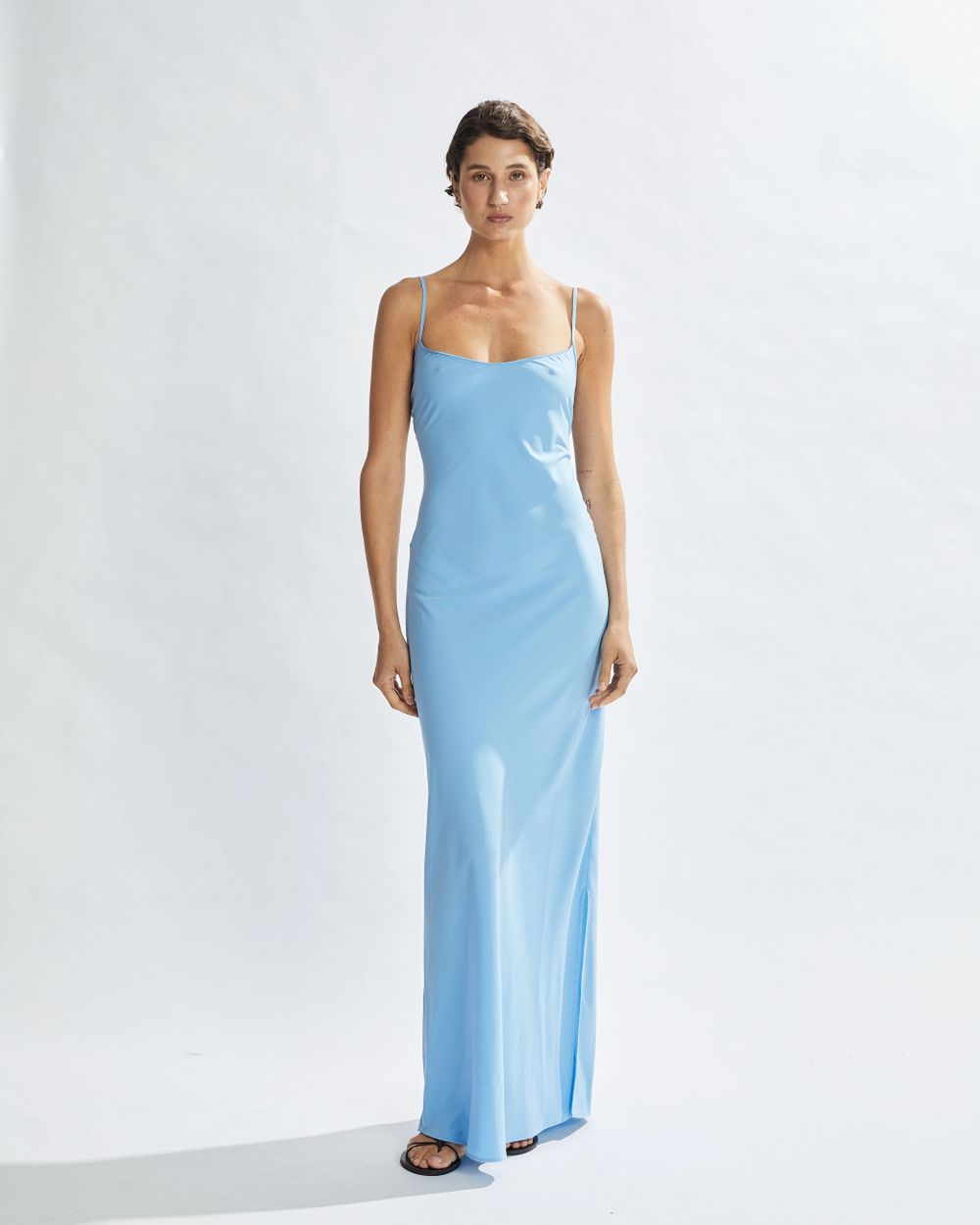 One Mile The Label - One Mile Alias Cami Dress Sky Blue on Designer Wardrobe One Mile The Label - One Mile Alias Cami Dress Sky Blue on Designer Wardrobe