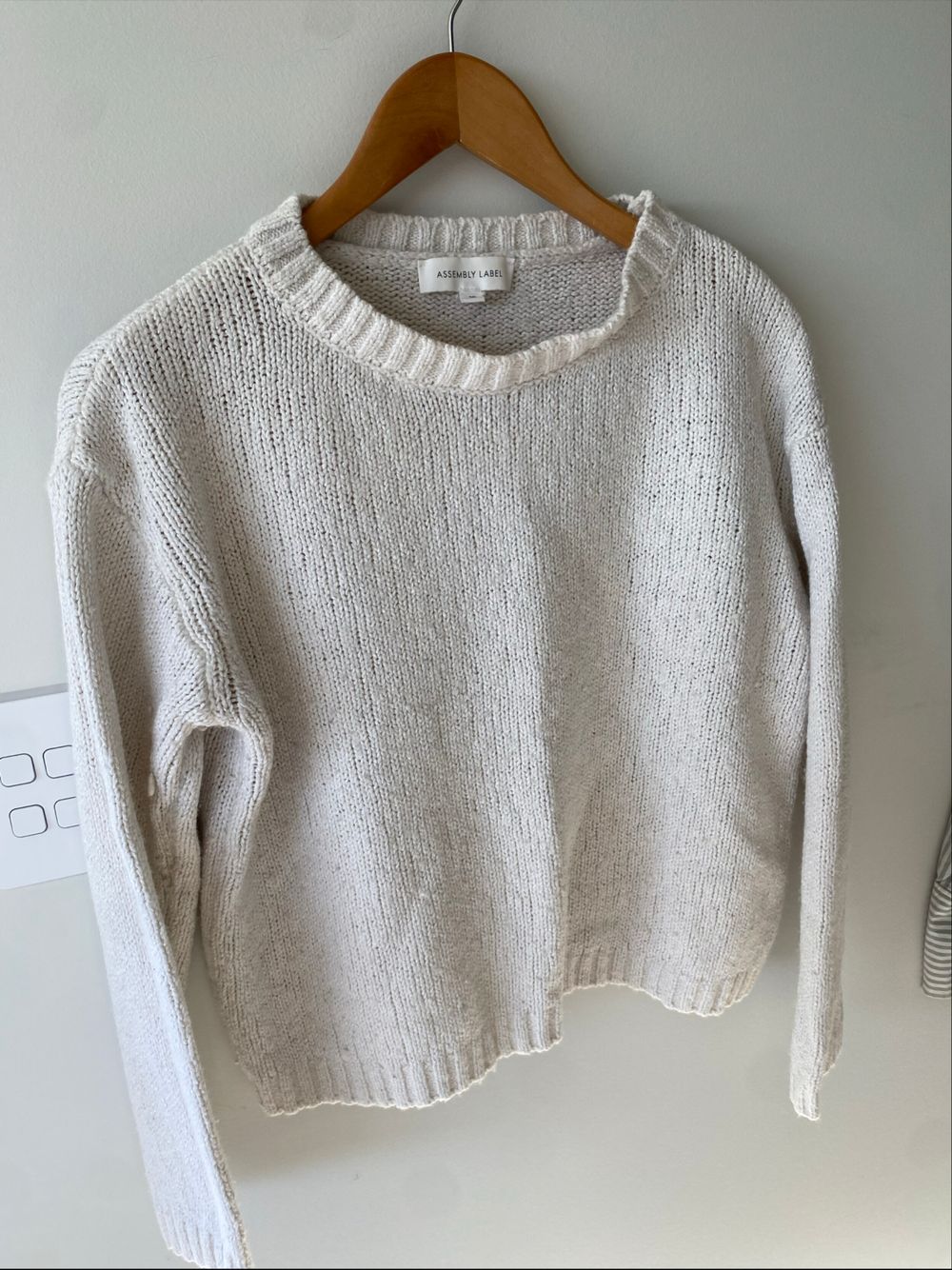 Assembly Label Cream Knit Jumper