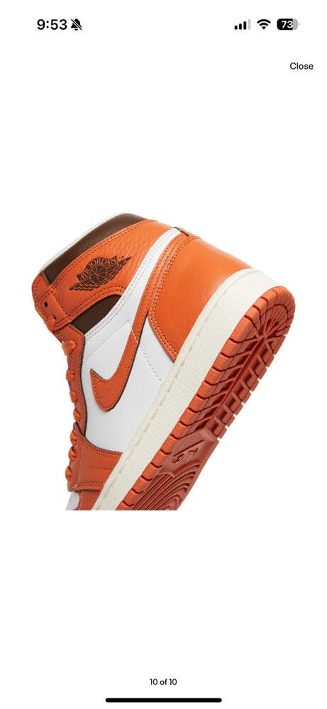 Jordan 1 OG Starfish New Without Box