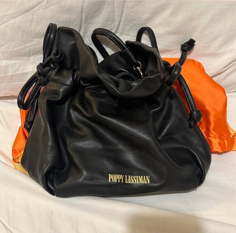 Poppy Lissiman Black Bucket Bag