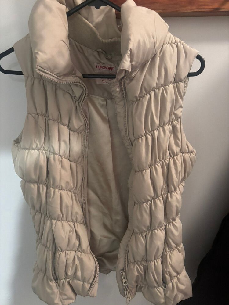 Longhorn Beige Vest