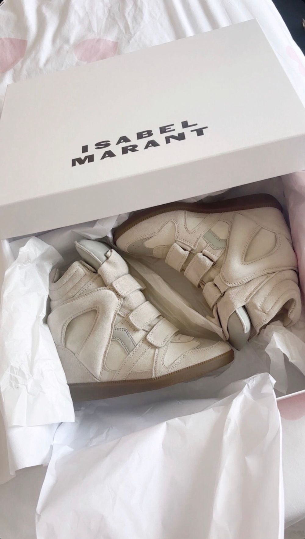 Isabel Marant Beige Bekett Sneakers
