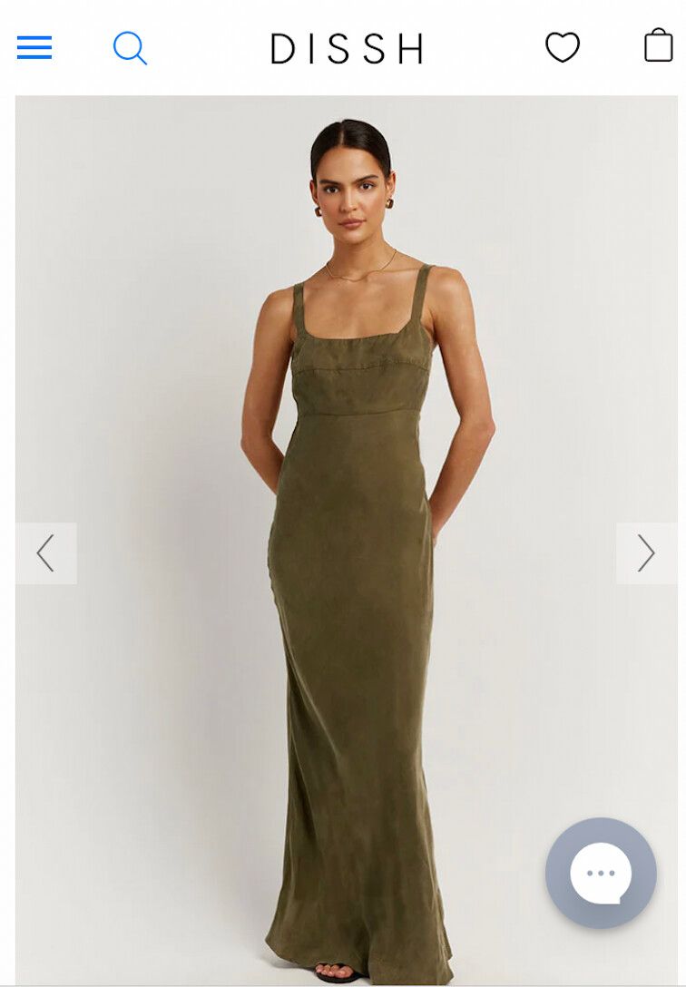 dissh green dress DISSH