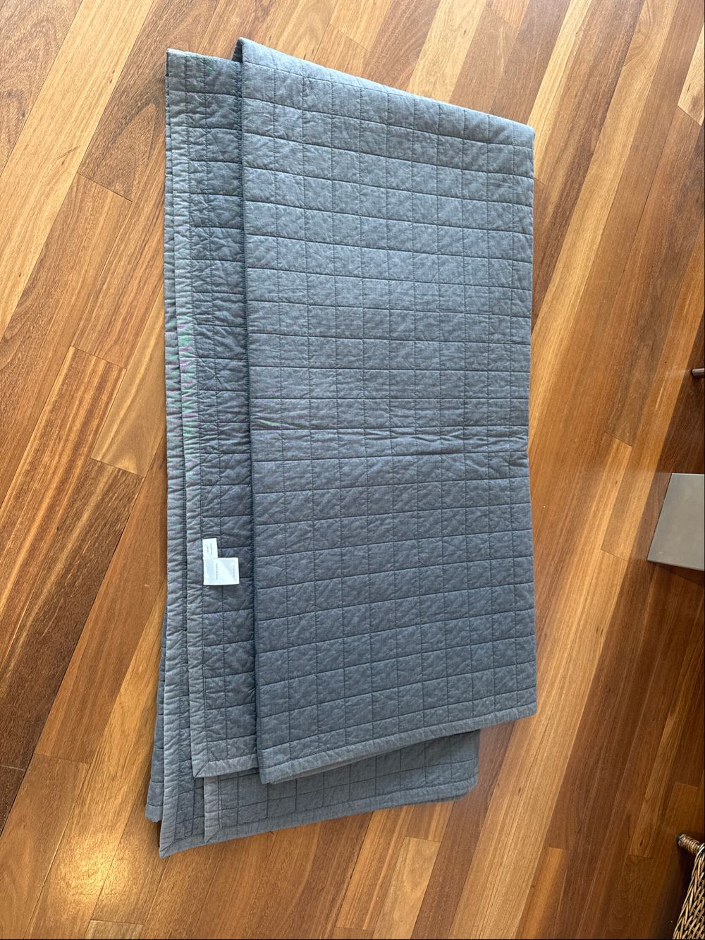 Sheridan Grey Quilted throw Queen