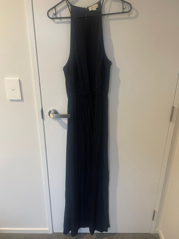 Stunning Navy Full Length Dress