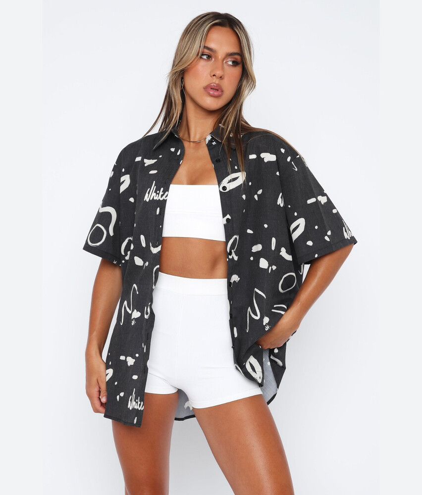 White Fox oversized  Shirt