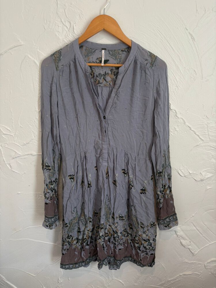 sachin and babi light blue dress Lantern Sleeve Embroidered Dress In 6 Different Colors You Choose Butt   Made4Walkin