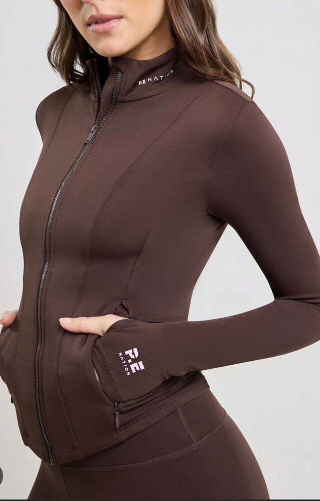 PE Nation Breakthrough Espresso Zip Jacket
