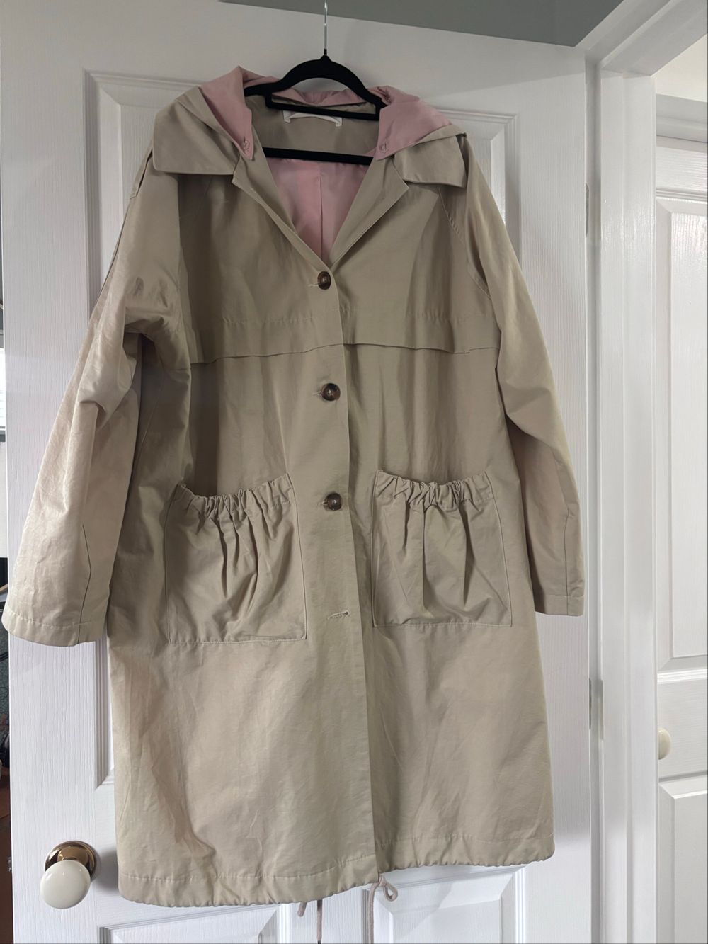 Coop “Hood Times” Hooded Trench Coat L