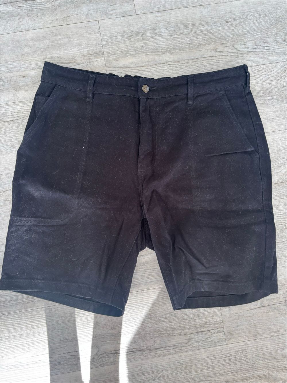 AS Colour Black Cargo Shorts