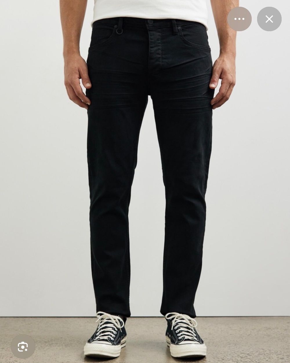 Neuw Black Ray Tapered Jeans