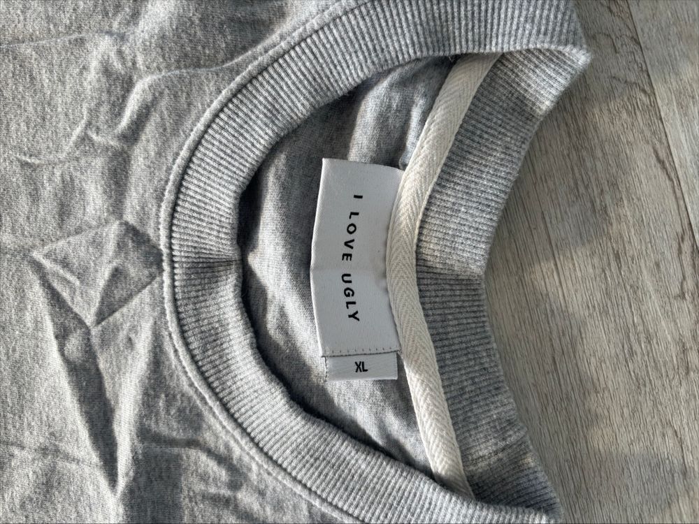 I LOVE UGLY Light Grey Tshirt