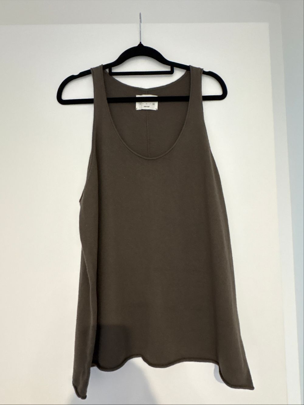 Juliette Hogan khaki Knit Tank Top