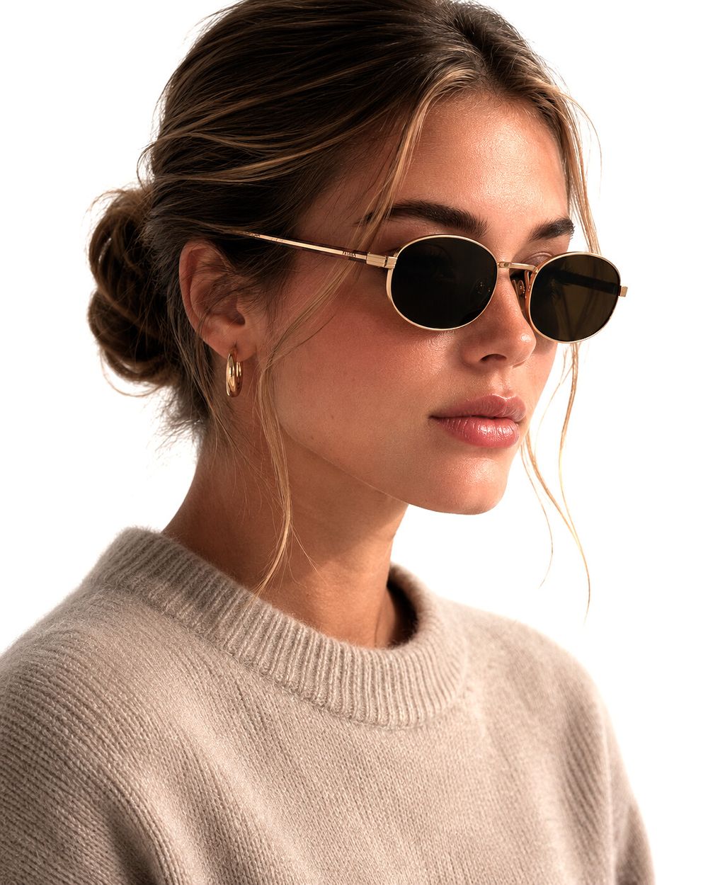 Prada Sunglasses with the iconic metal plaque