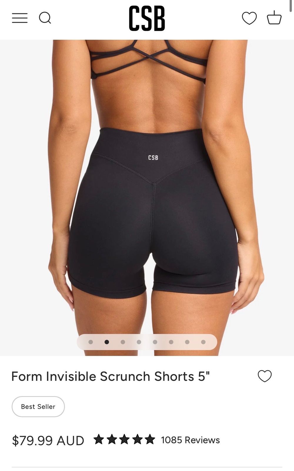 CSB Invisible Srunch Shorts