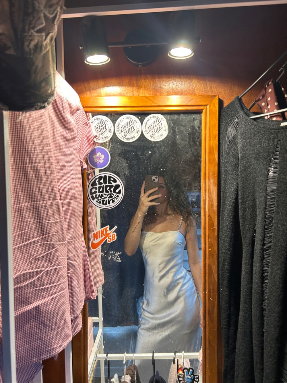 Here Comes The Sun White Satin Dress