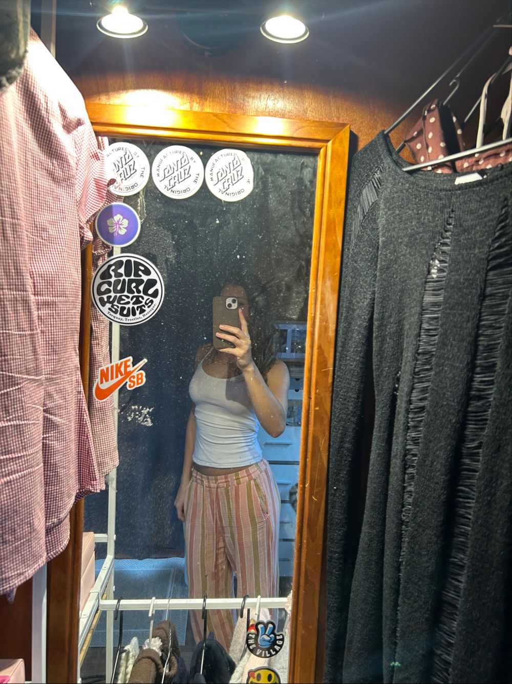 Cotton On Pink And Green Striped Pants