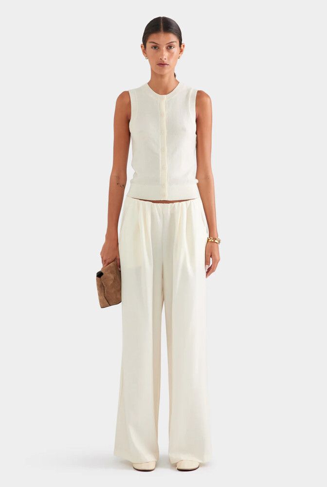 Venroy Sleeveless Top Cashmere