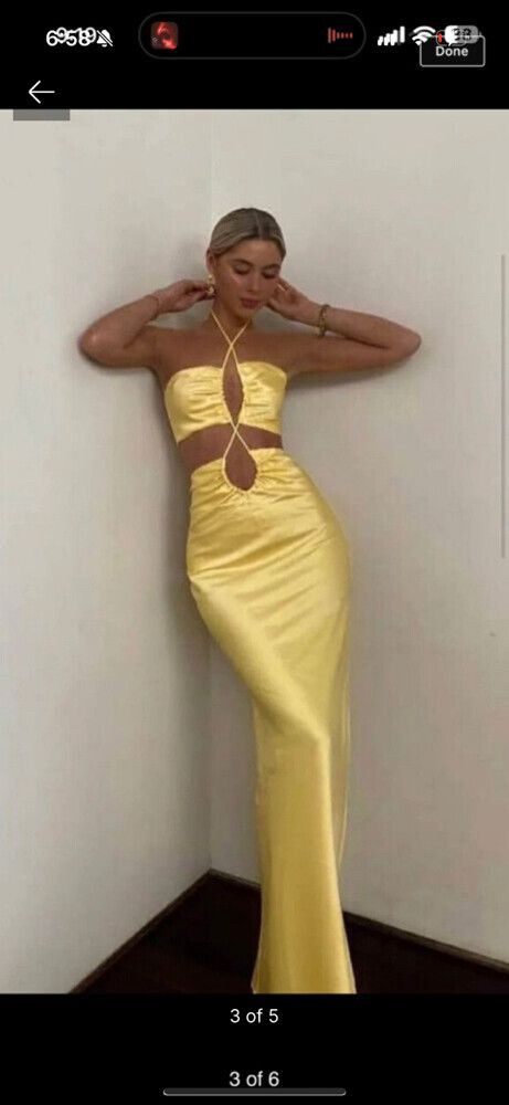 Ruby Dress In Yellow
