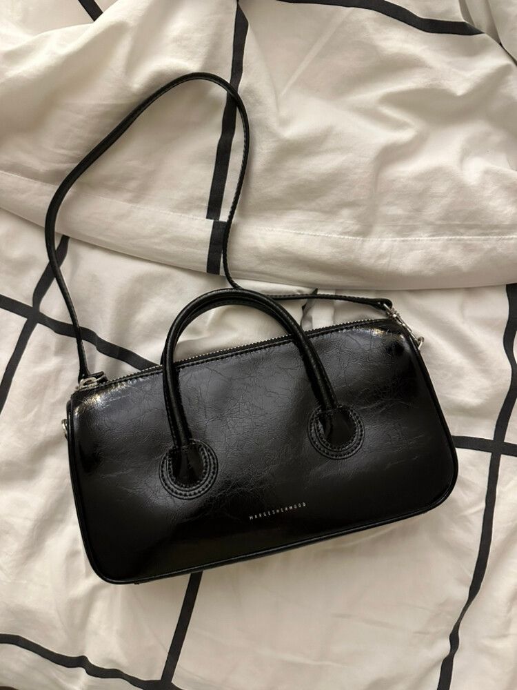 Marge Sherwood - Marge Sherwood Black Zipper Small Bag on