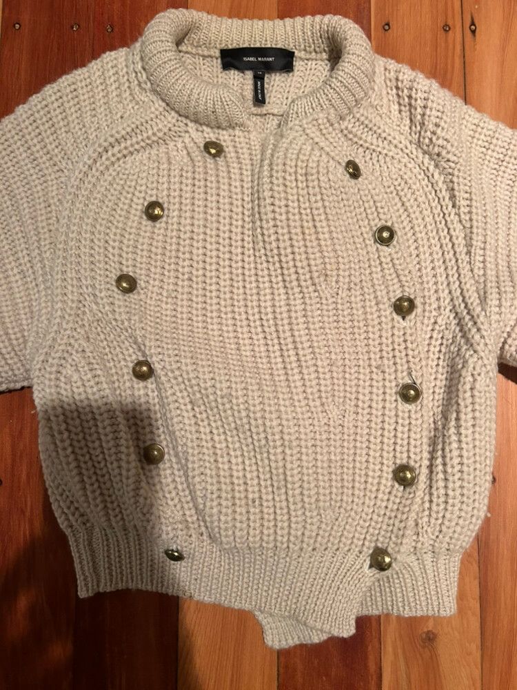 Isabel Marant Cream Knit Sweater