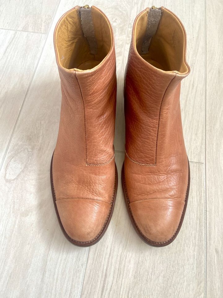 Beau5 Beau Coops Brown Ankle Boots Size 40
