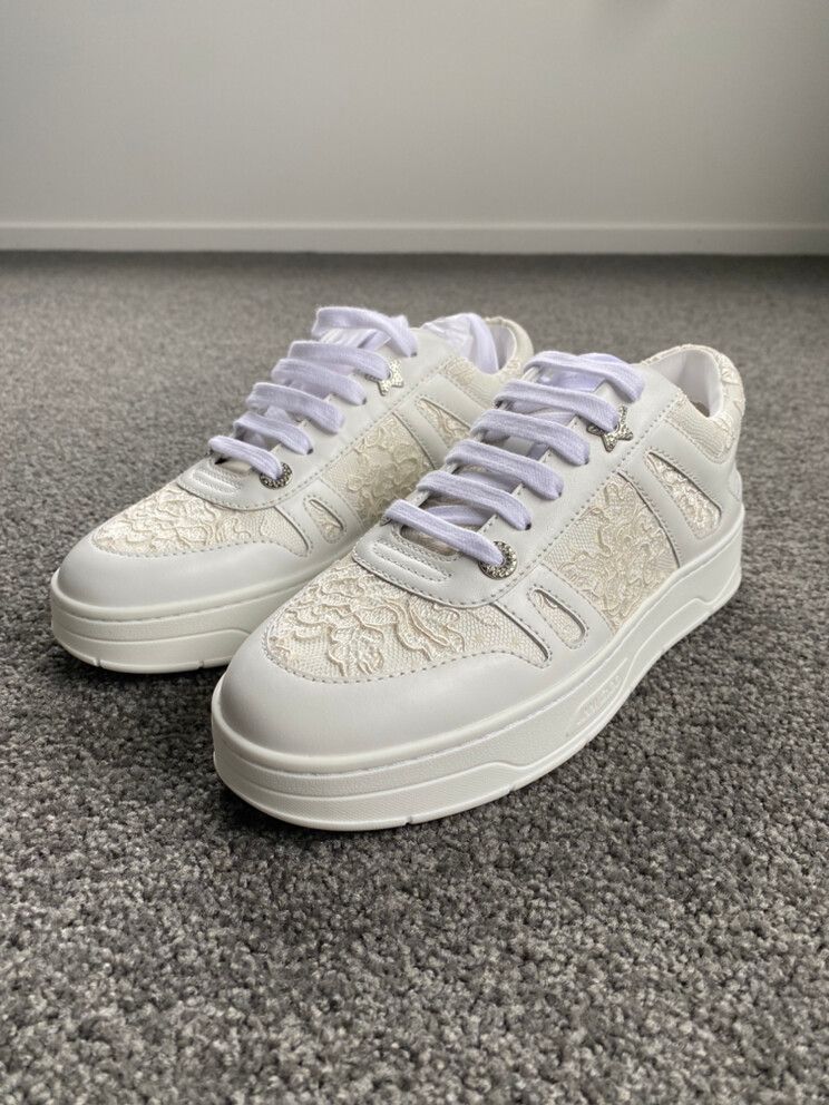 Jimmy Choo Ivory Sneakers
