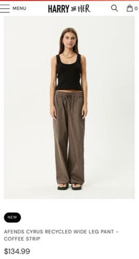 Afends Cyrus Recycled Wide Leg Pants
