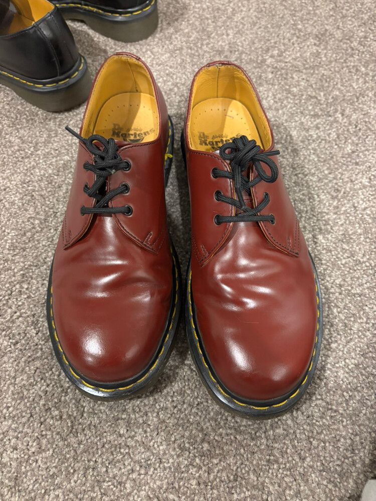 Dr Martens 1461 Cherry Red Shoes Size 8/41