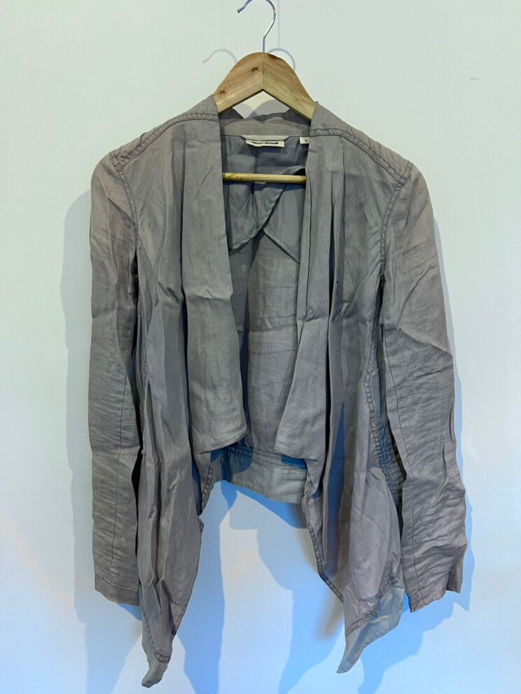 DKNY drape front jacket