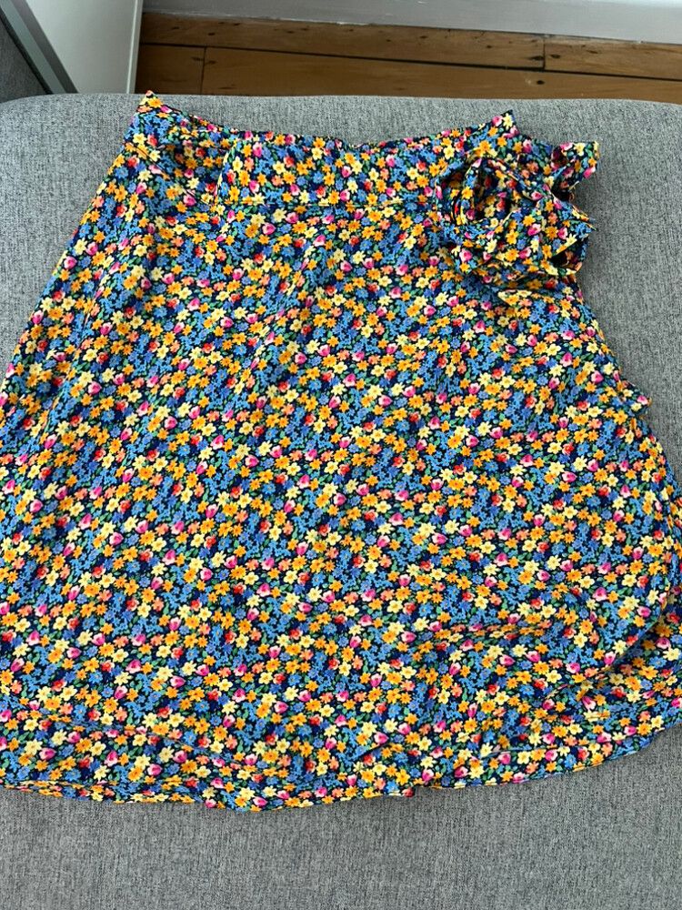 Floral Wrap Skirt