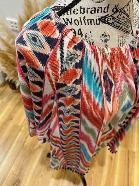 Maya print blouse - size 12