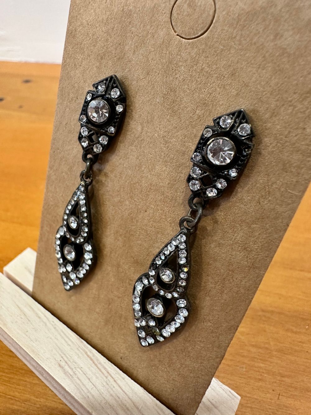 Black / Silver Gatsby Earrings