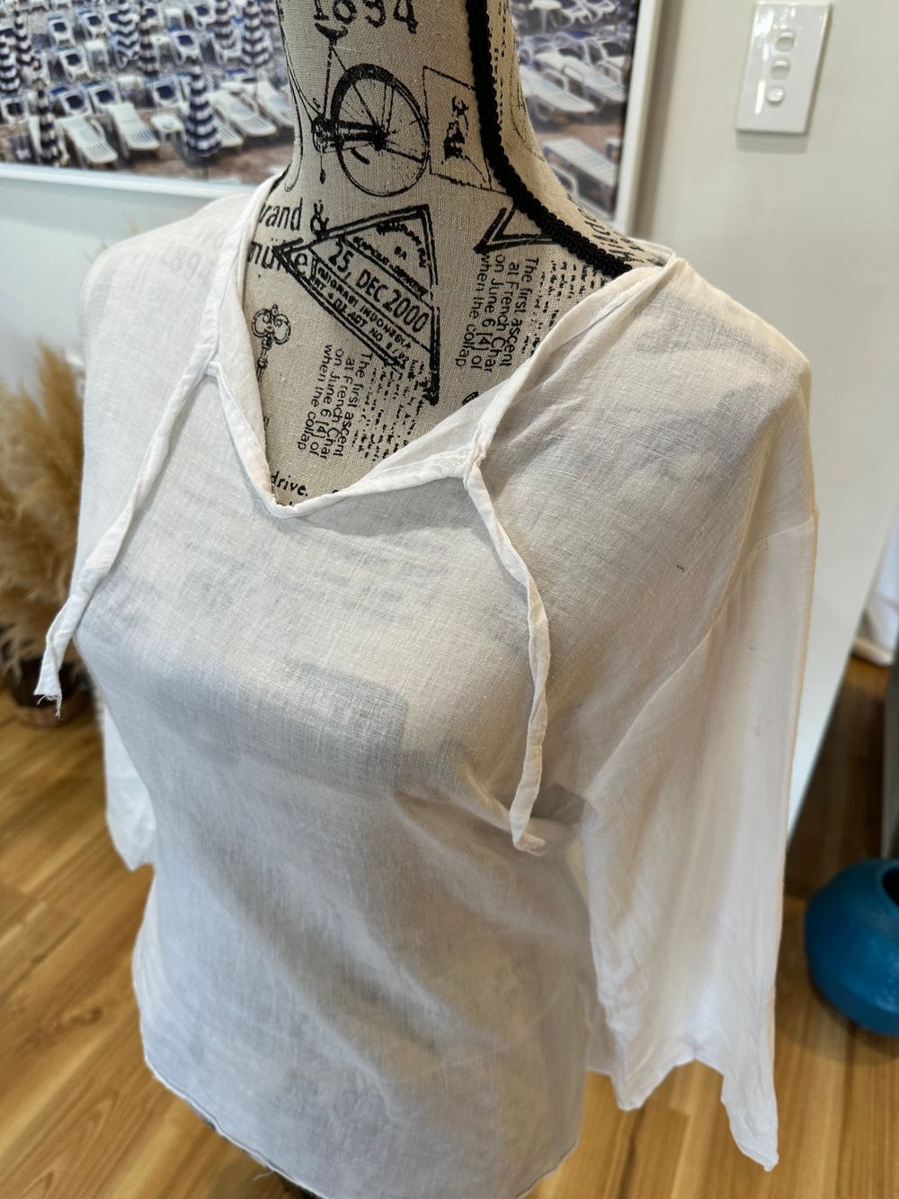 Cotton - lightweight summer blouse