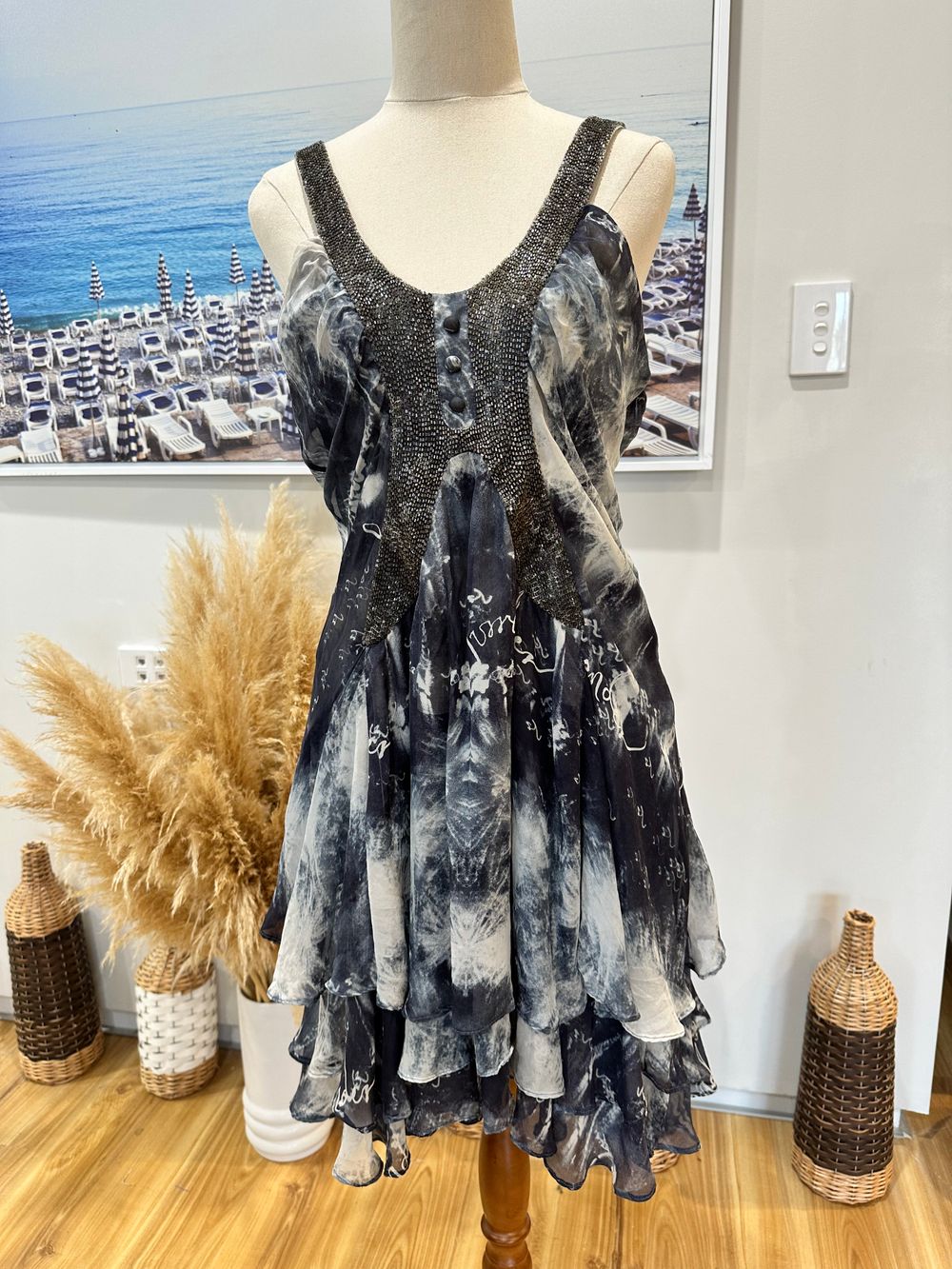 Y2K era, 100% silk dress - US size 6