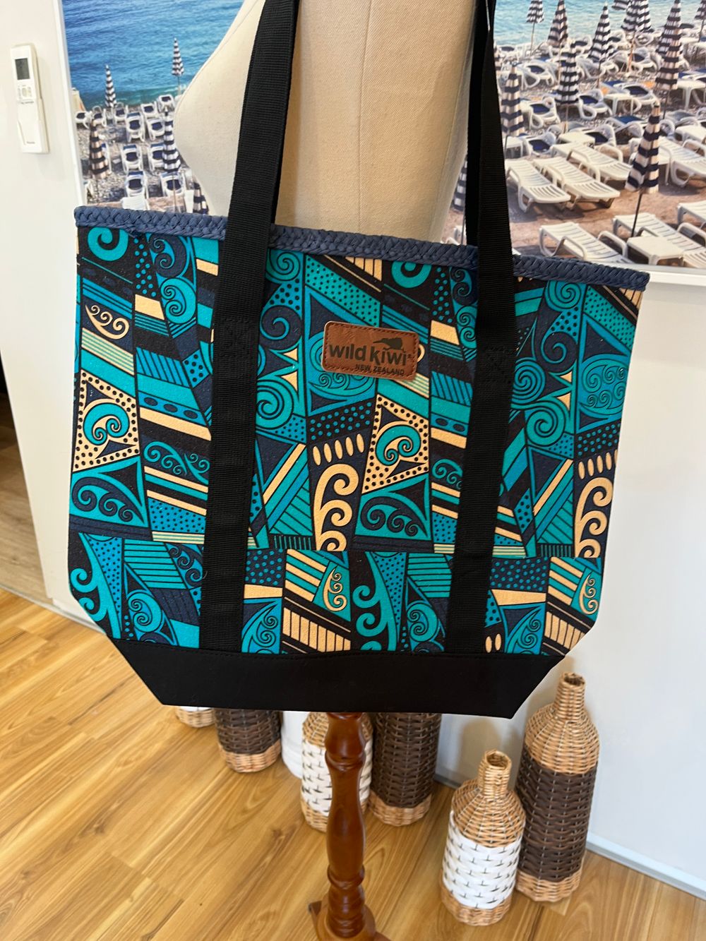 Wild Kiwi Vibrant Print Tote Bag | Colourful Everyday Carry