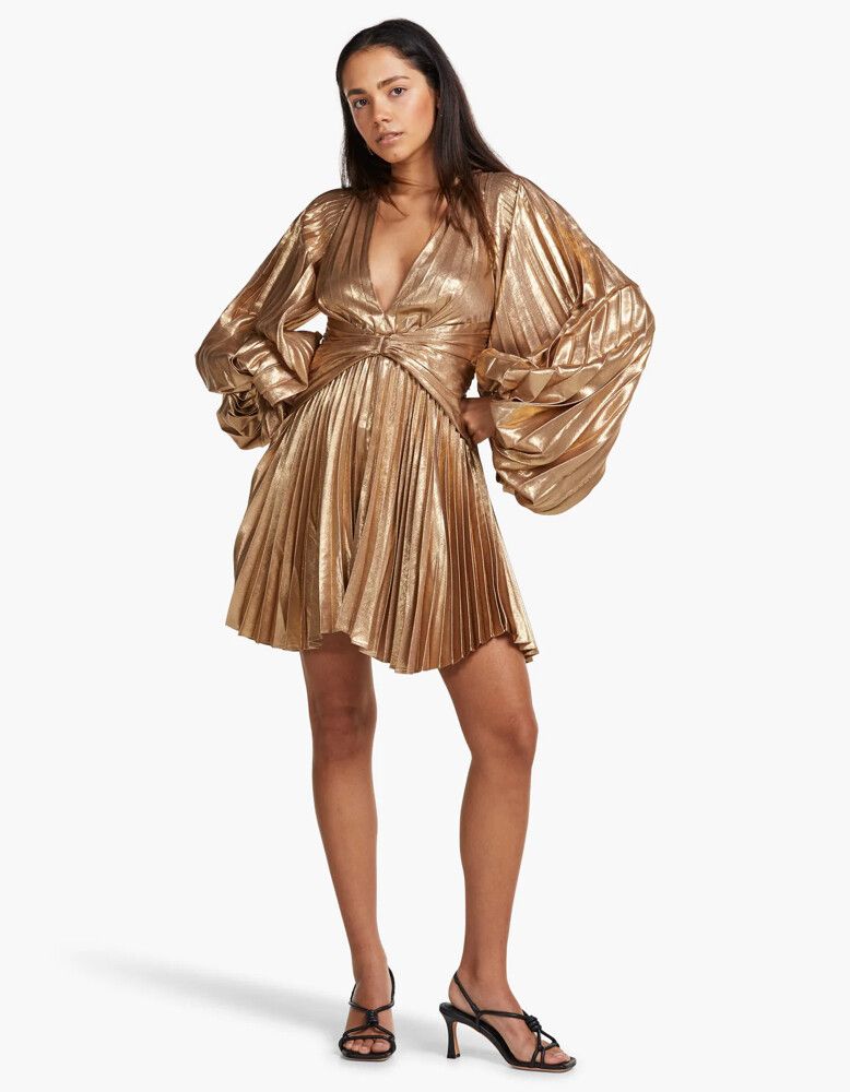 Acler - [New with tags] Acler Geneva Dress, Gold, Size 8. on Designer  Wardrobe