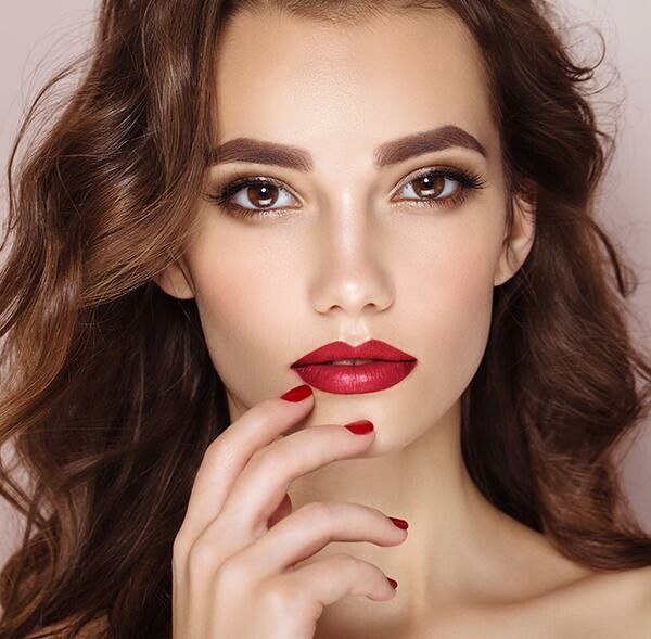 Red Shimmer Lipstick