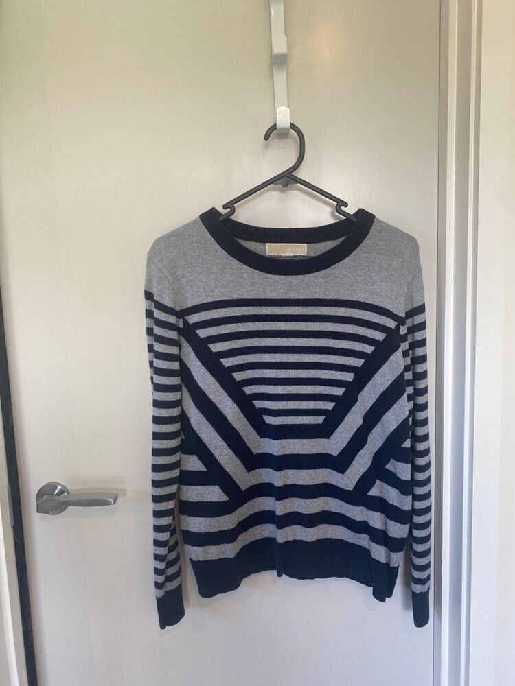 Michael Kore Striped Jumper XS