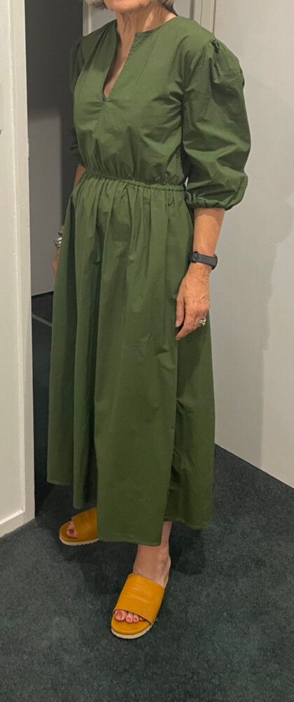 knee length dresses for ladies Ellisia Wrap Shirt Midi Dress Navy