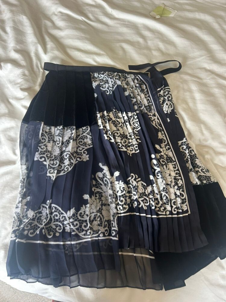 Sacai Floral print skirt
